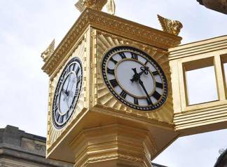 Newcastle after clock restoration